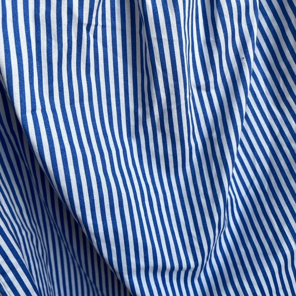 Ambiance Blue and White Striped Blouse - Picture 4 of 8